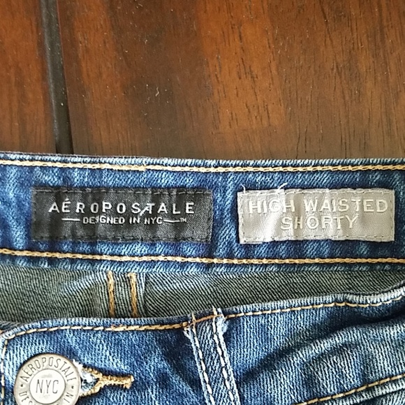 Aeropostale lace detail jean shorts - Picture 8 of 8